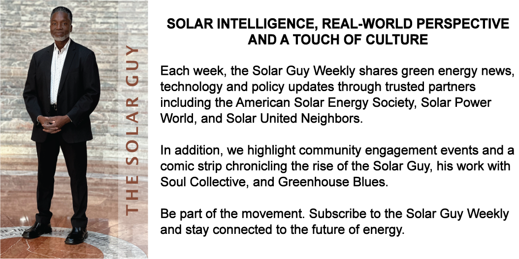 Solar Guy Weekly Introduction